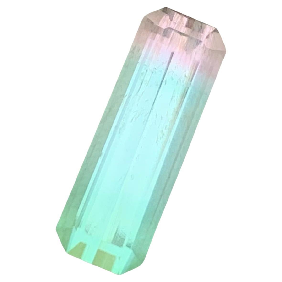 Beautiful Bicolor Loose Tourmaline Gemstone 3.25 CTS Tourmaline From Afghanistan For Sale