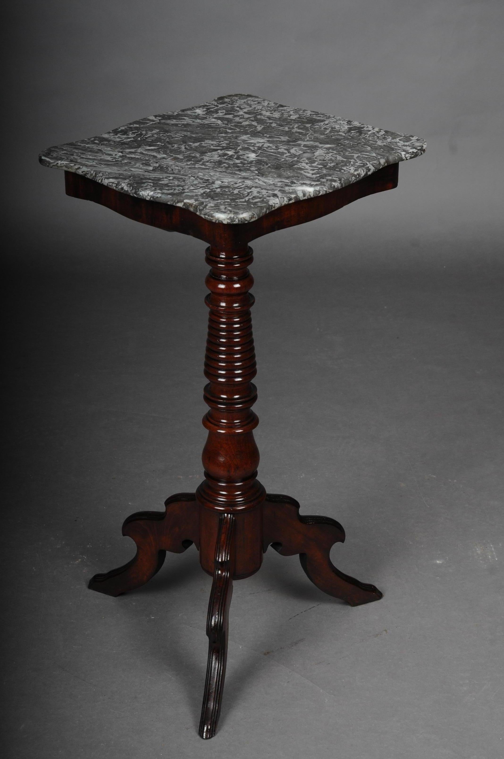 Beautiful Biedermeier Side Table Mahogany, circa 1860 For Sale 1