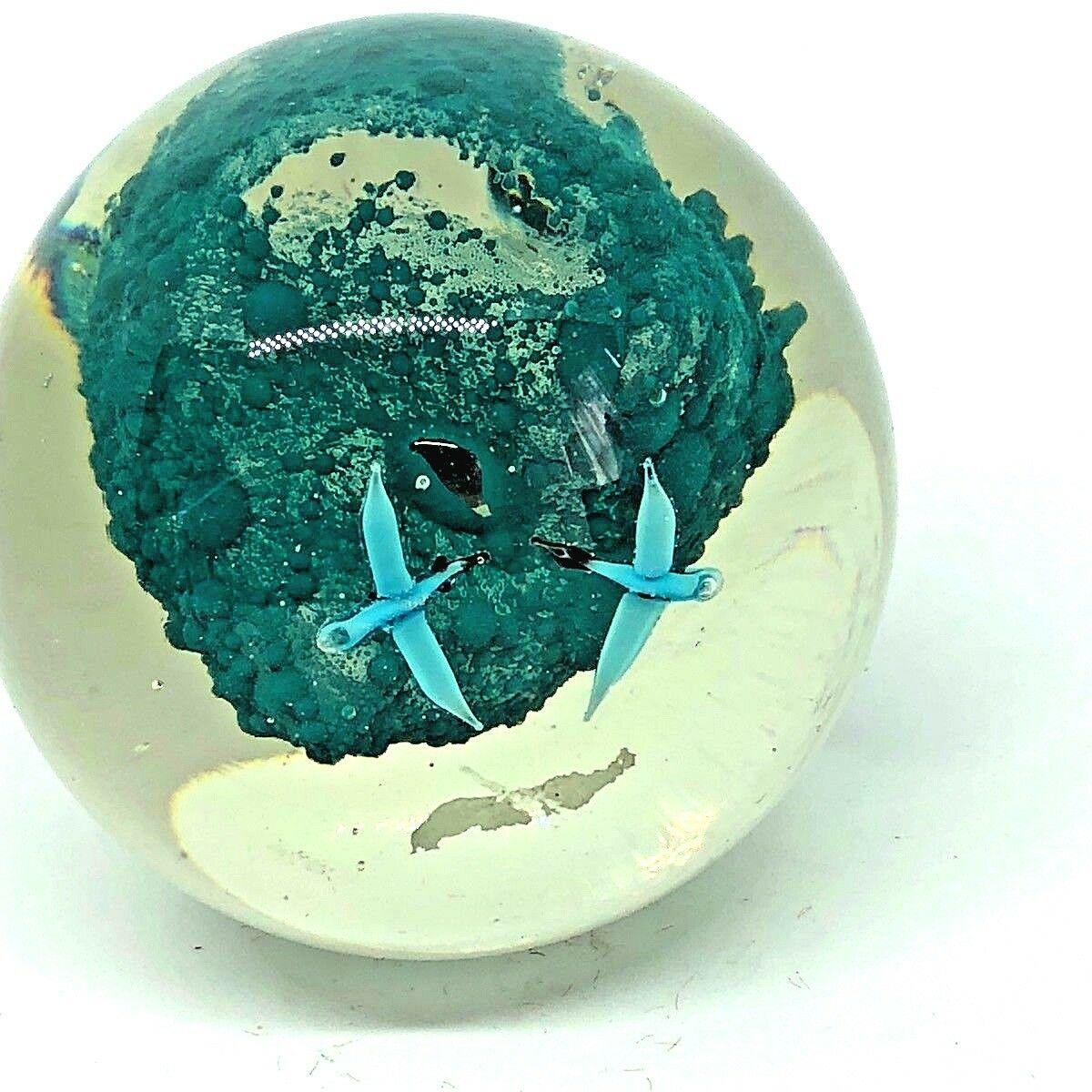 Beautiful Birds Murano Glass Paperweight Mid-Century Modern, Italy In Good Condition In Nuernberg, DE