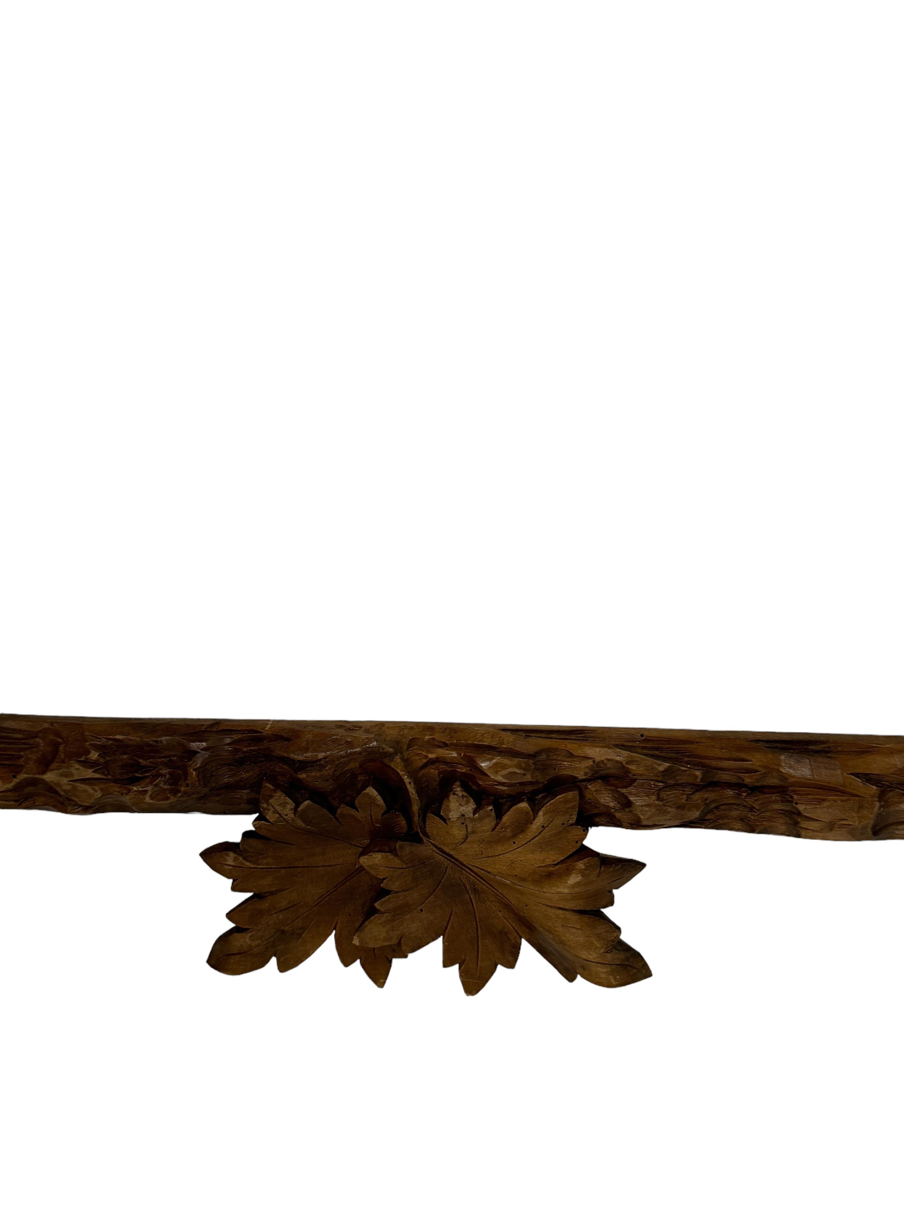 Beautiful Black Forest Frame Antique Brienz Folk Art, 1890s 4