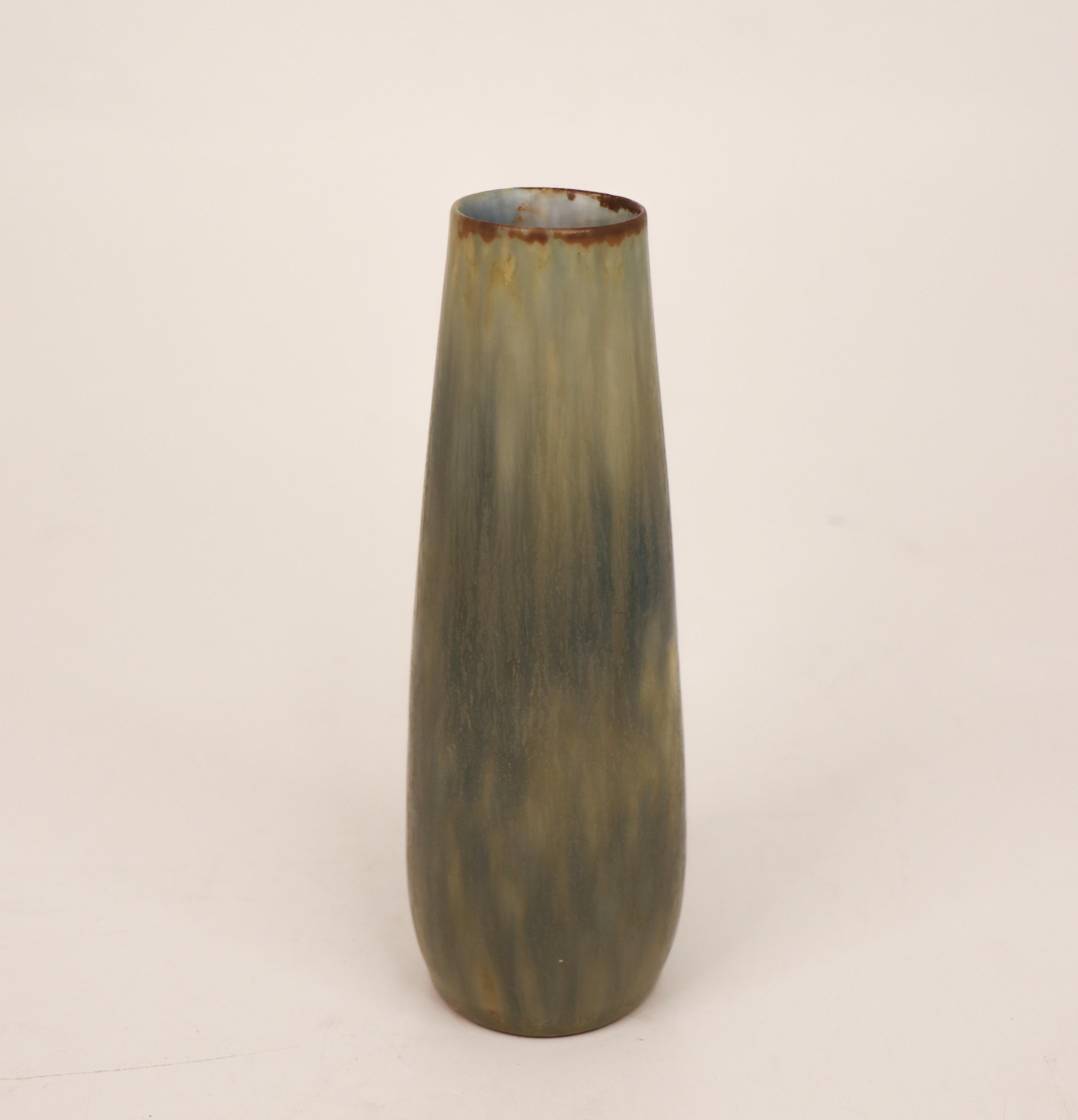 Bellissimo vaso cilindrico di colore blu - Carl-Harry Stålhane Rörstrand Scandinavian In condizioni ottime in vendita a Stockholm, SE