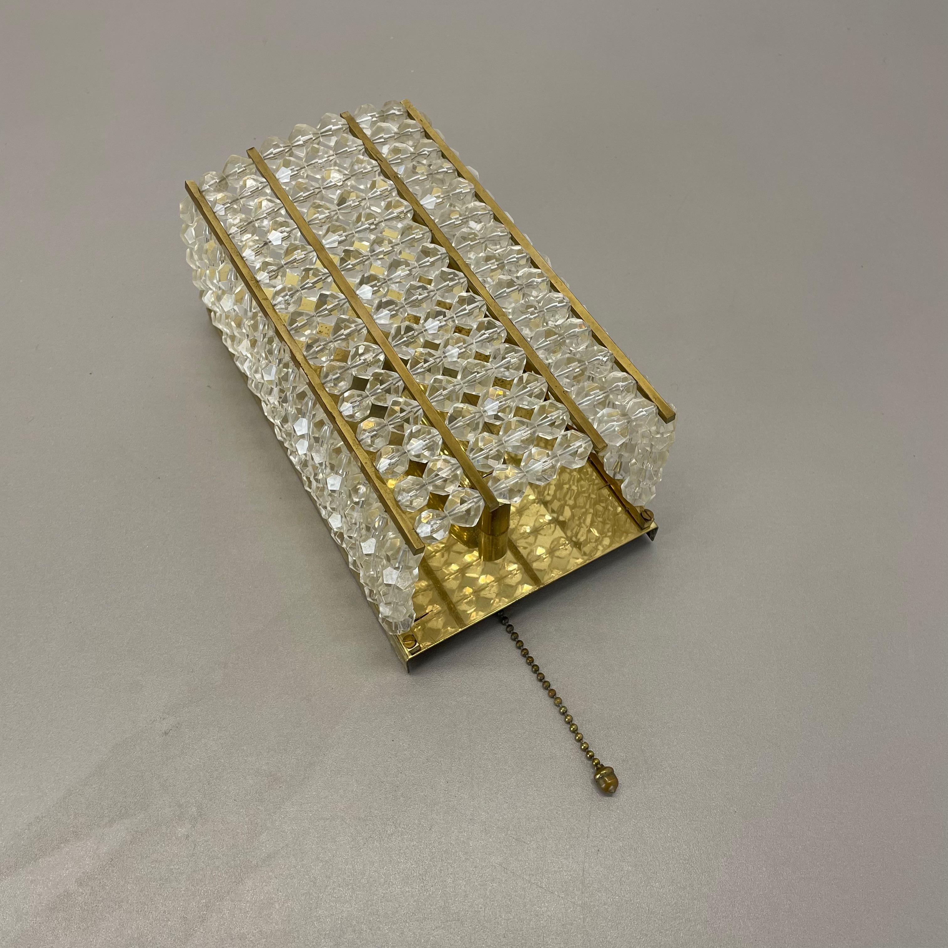 beautiful brass and aryl glass wall light sconce by Emil Stejnar, Austria, 1950s For Sale 3
