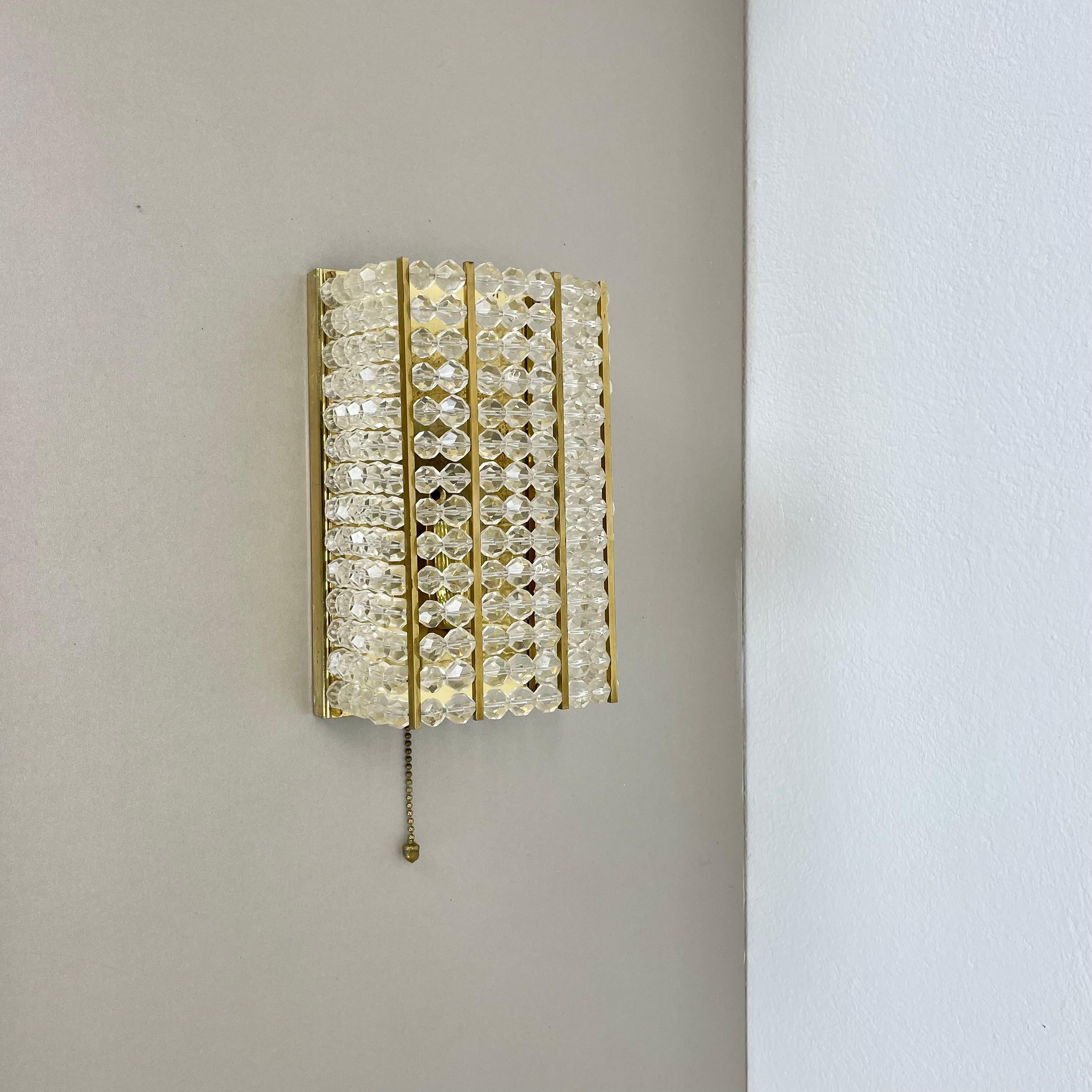 beautiful brass and aryl glass wall light sconce by Emil Stejnar, Austria, 1950s For Sale 13