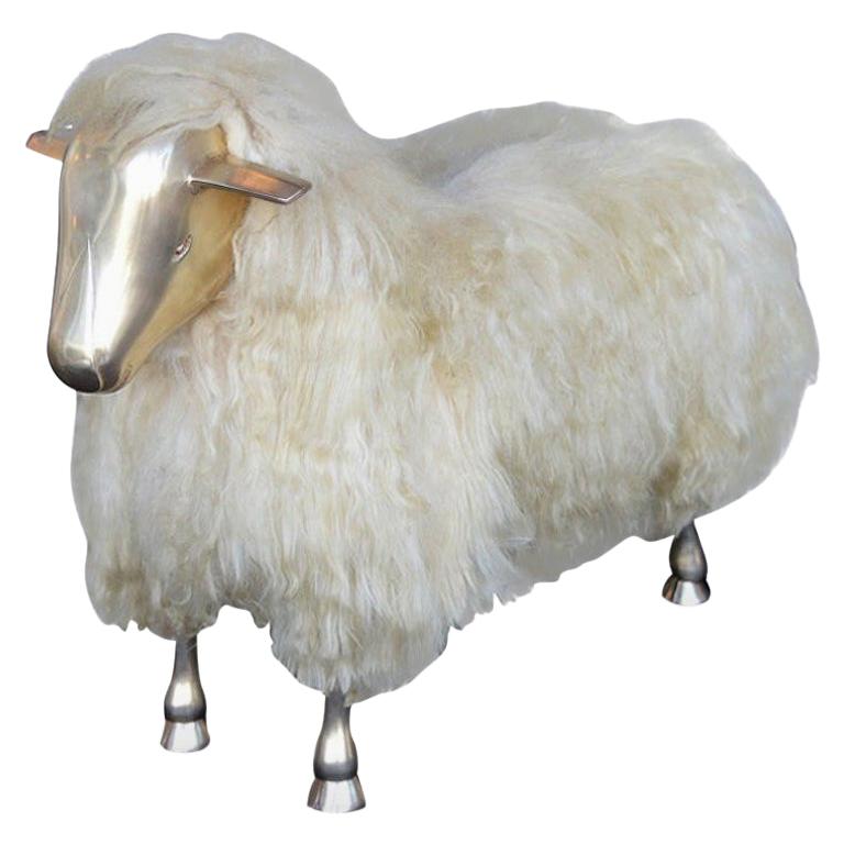 Wooden Sheep with Face Freestanding 18mm Thick Quality 