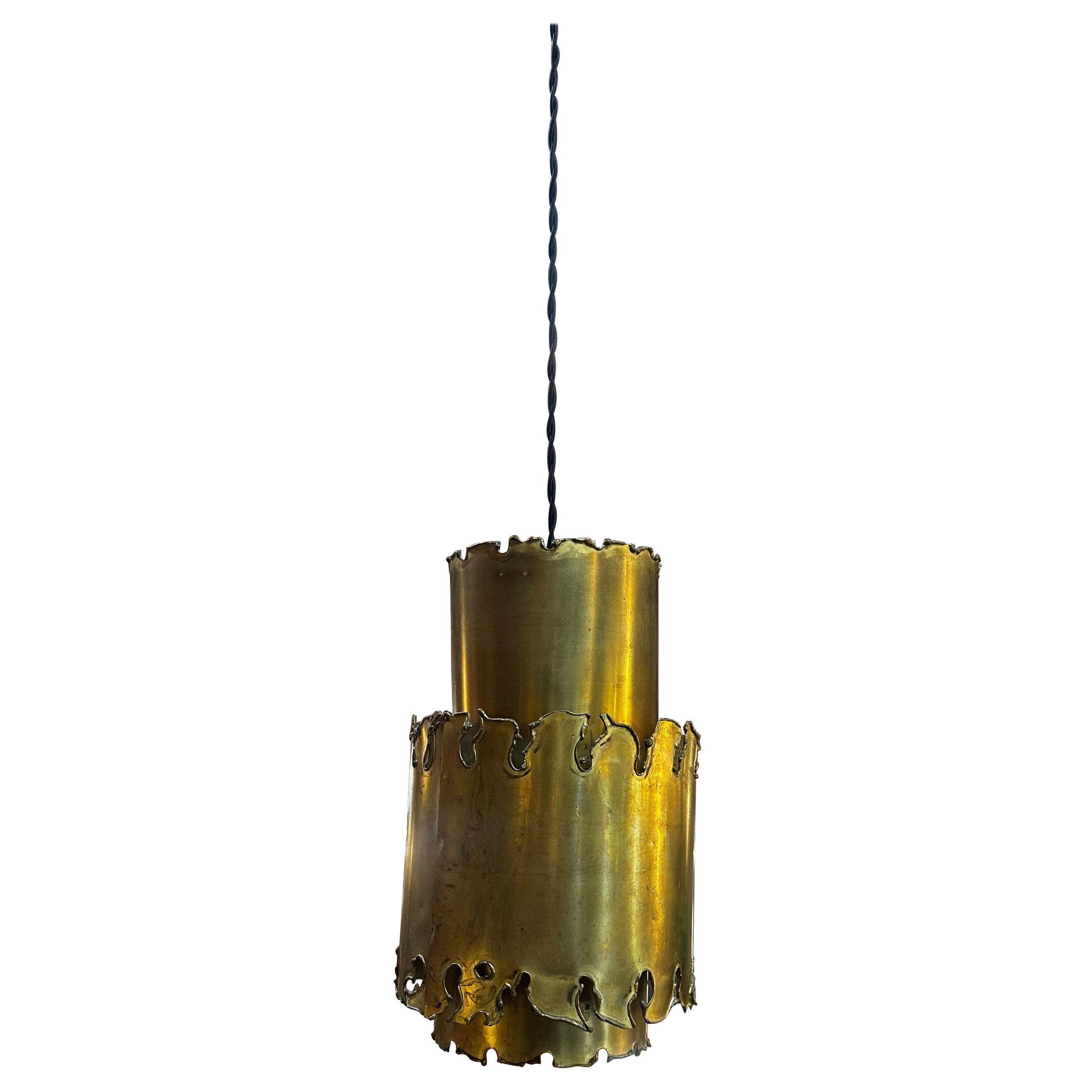 Magnifique pendentif en laiton Italie, années 1950