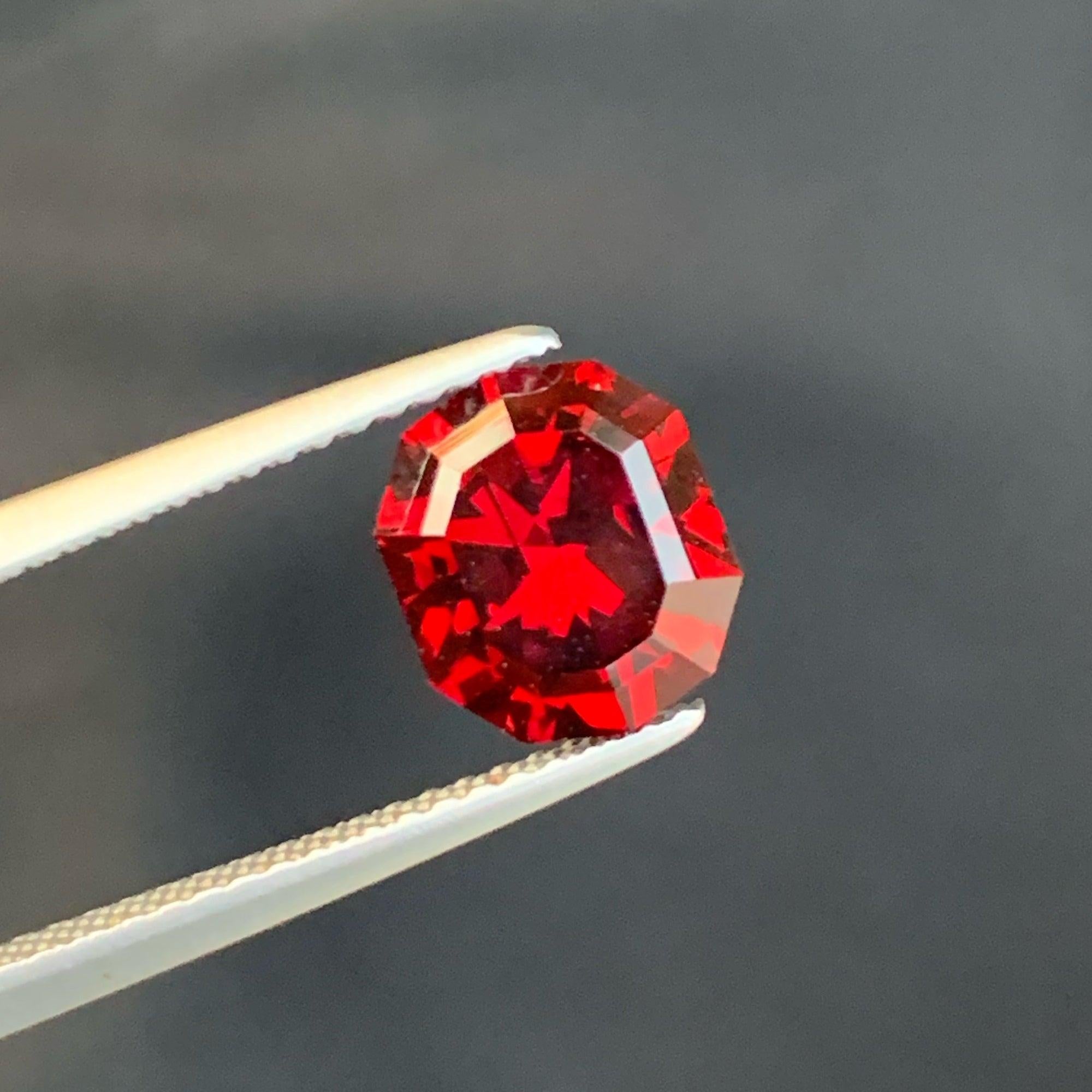 Beautiful Bright Red Natural Garnet Gemstone of 2.80 carats from Malawi has a wonderful cut in a Decagon shape, incredible Red color, Great brilliance. This gem is totally Eye-Clean Clarity.

 

Product Information:
GEMSTONE NAME: Beautiful Bright