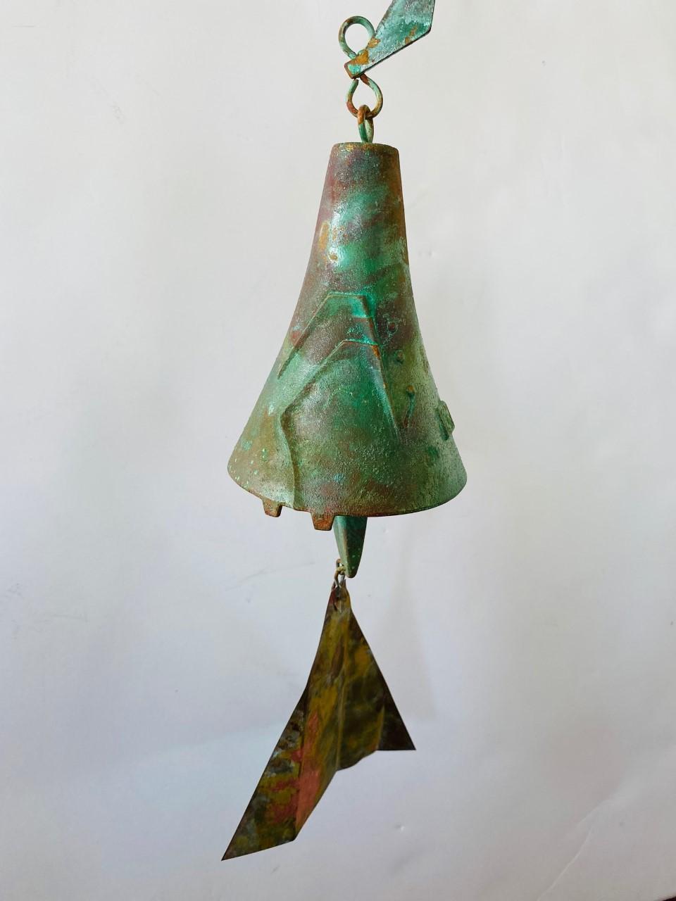 Hand-Crafted Beautiful Bronze Bell by Paolo Soleri For Sale