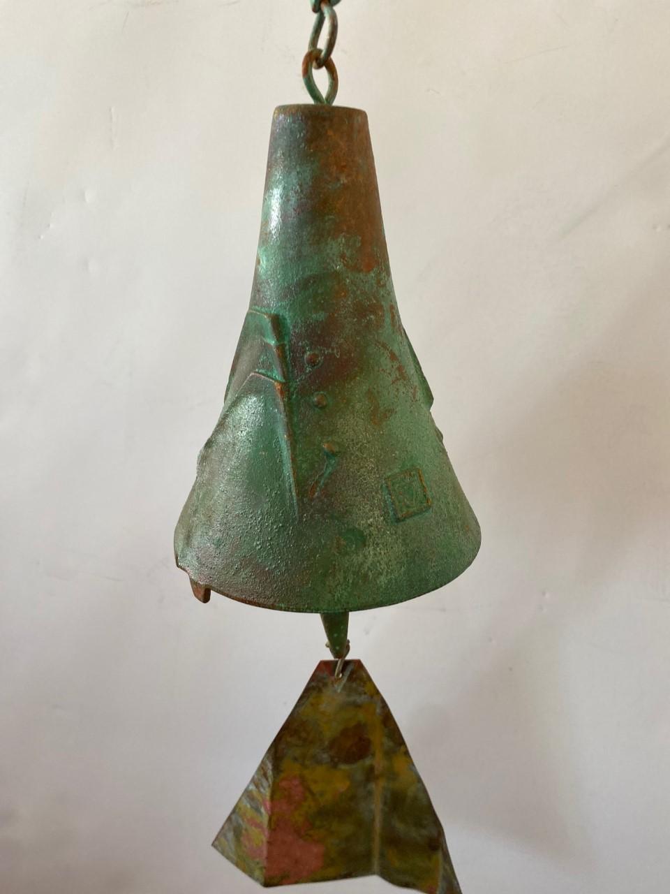 Beautiful Bronze Bell by Paolo Soleri For Sale 1