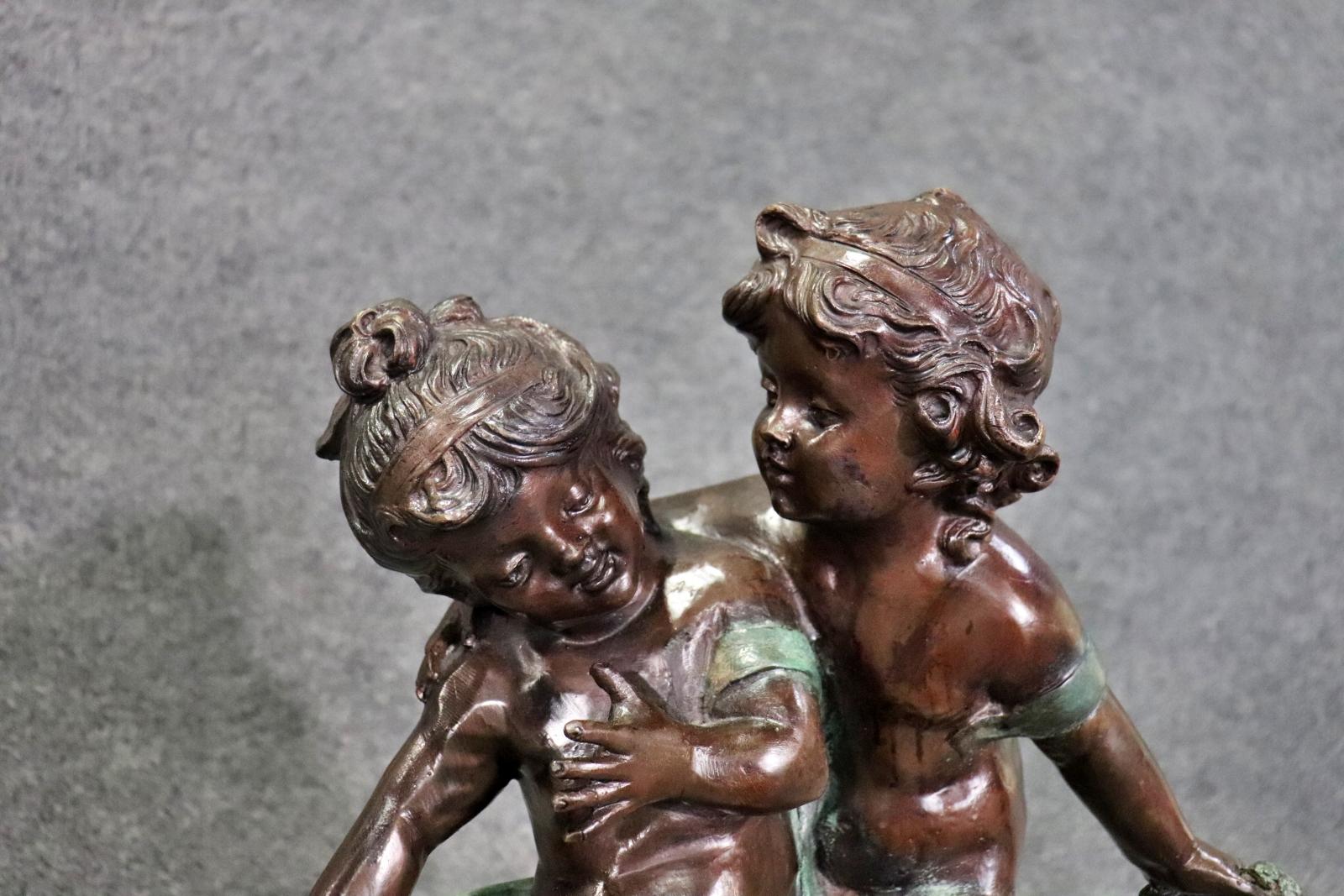 Bronze. Painted. Figural. 21