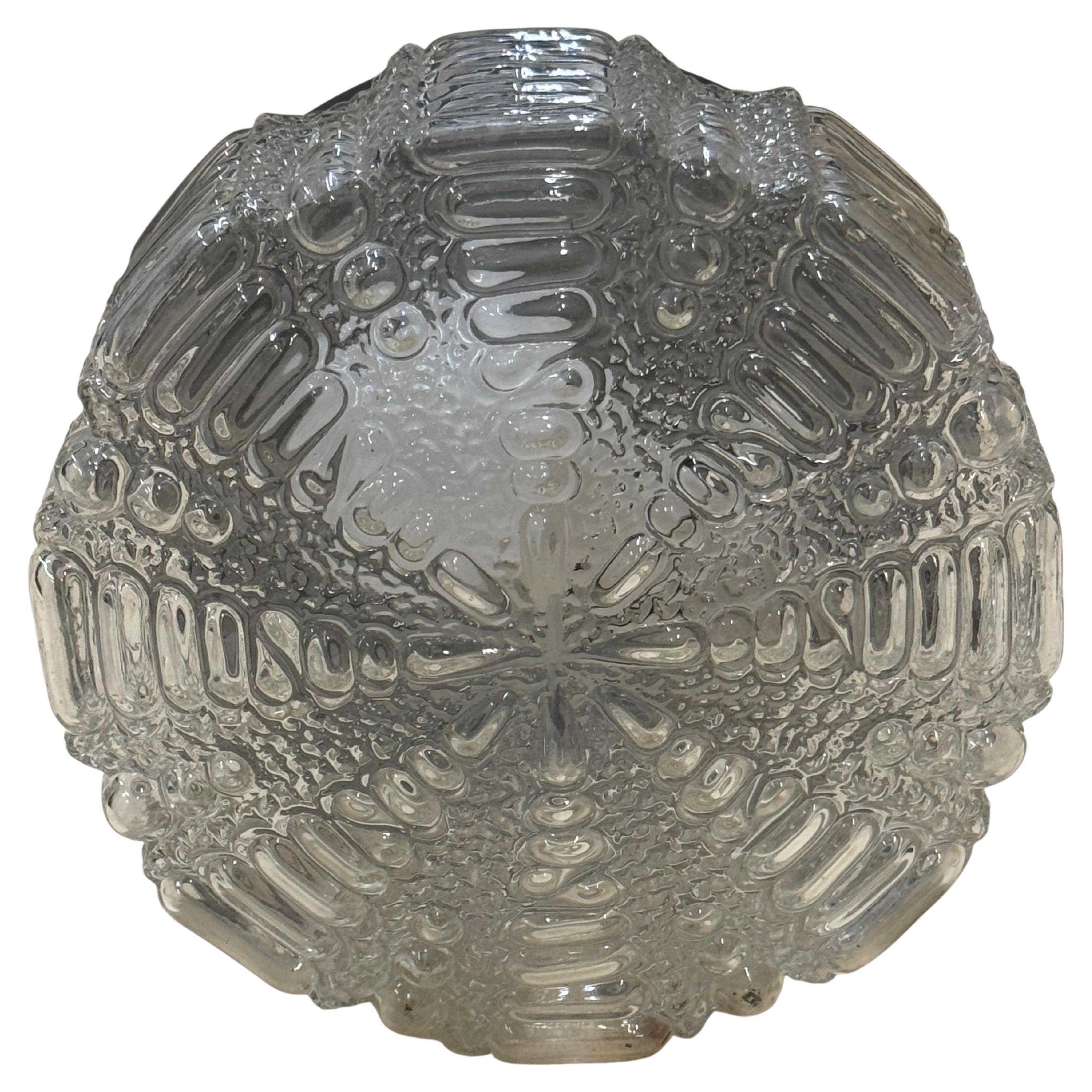Beautiful Bubble Pattern Flush Mount Ceiling Light by RZB Leuchten, 1960s