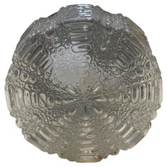 Schöne Einbau-Deckenleuchte mit Blasenmuster von RZB Leuchten, 1960er Jahre