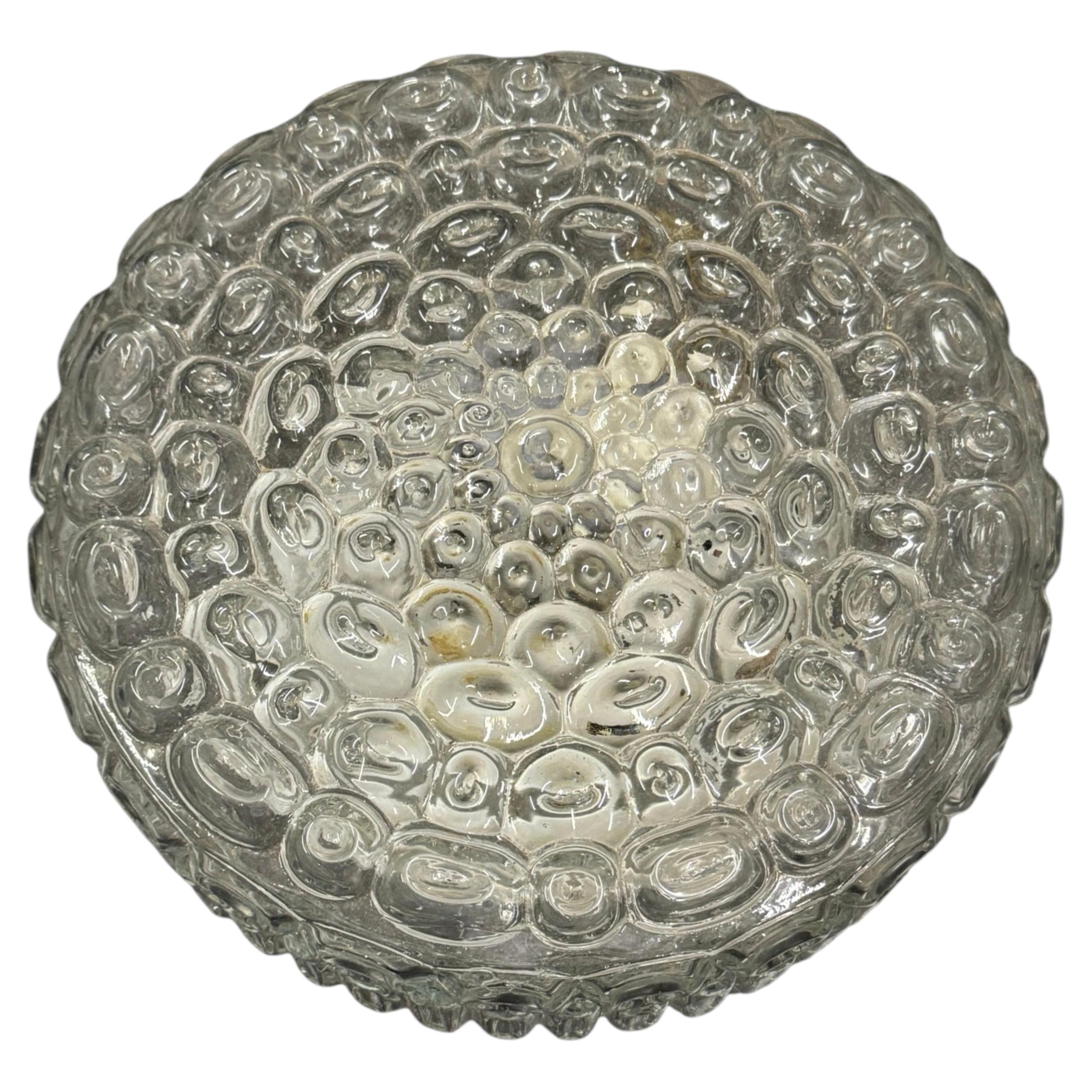 Beautiful Bubble Pattern Flush Mount Ceiling Light Deutschland, 1960er Jahre