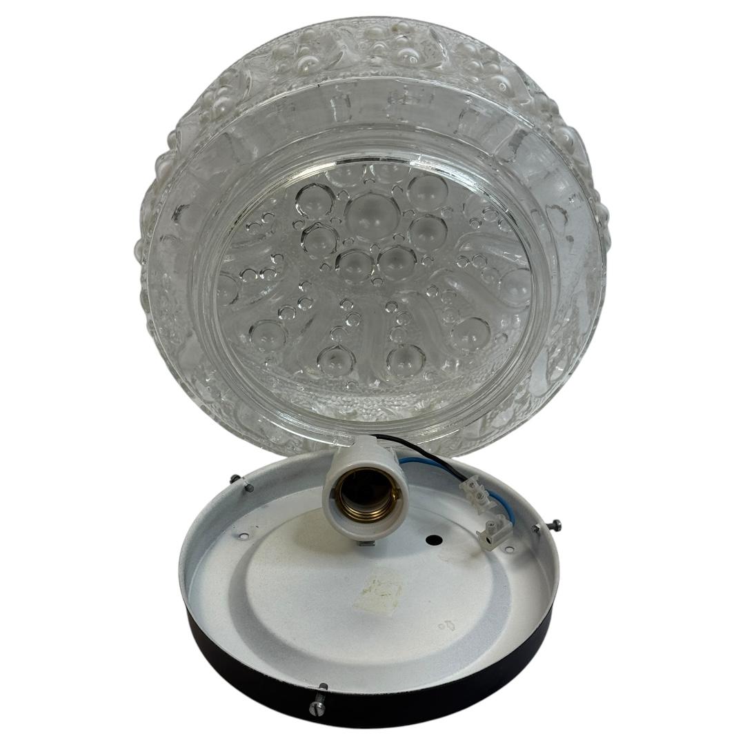 Beautiful Bubble Pattern Limburg Circular Flush Mount Ceiling Light, 1970s For Sale 4