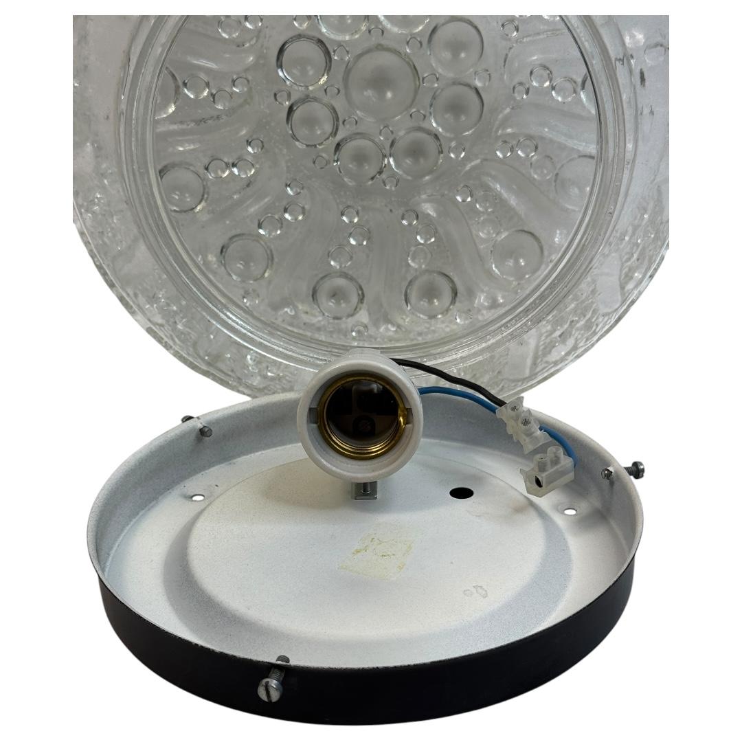 Beautiful Bubble Pattern Limburg Circular Flush Mount Ceiling Light, 1970s For Sale 5