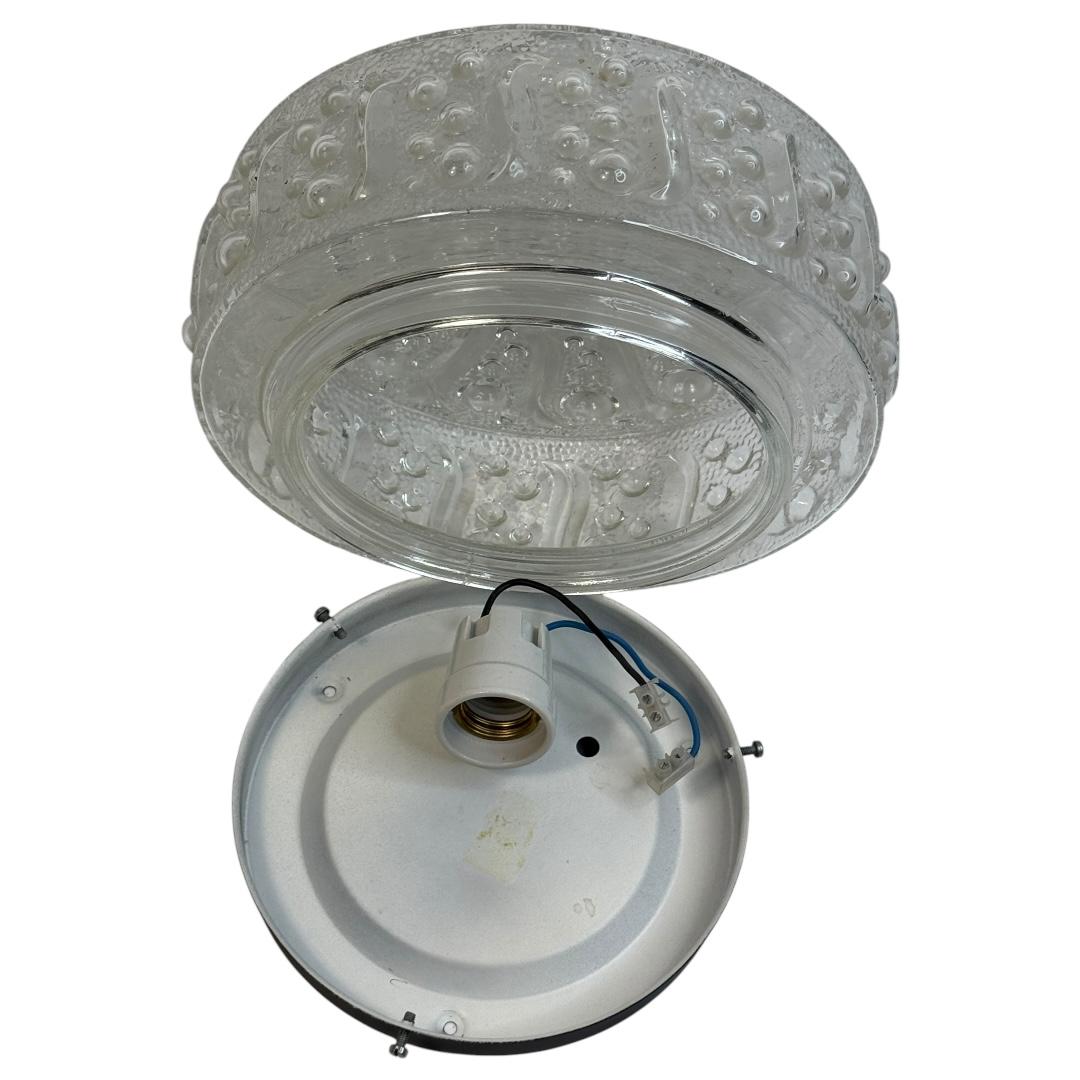 Beautiful Bubble Pattern Limburg Circular Flush Mount Ceiling Light, 1970s For Sale 6