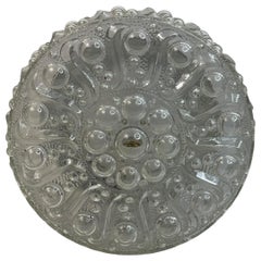 Beautiful Bubble Pattern Limburg Circular Flush Mount Ceiling Light, 1970s