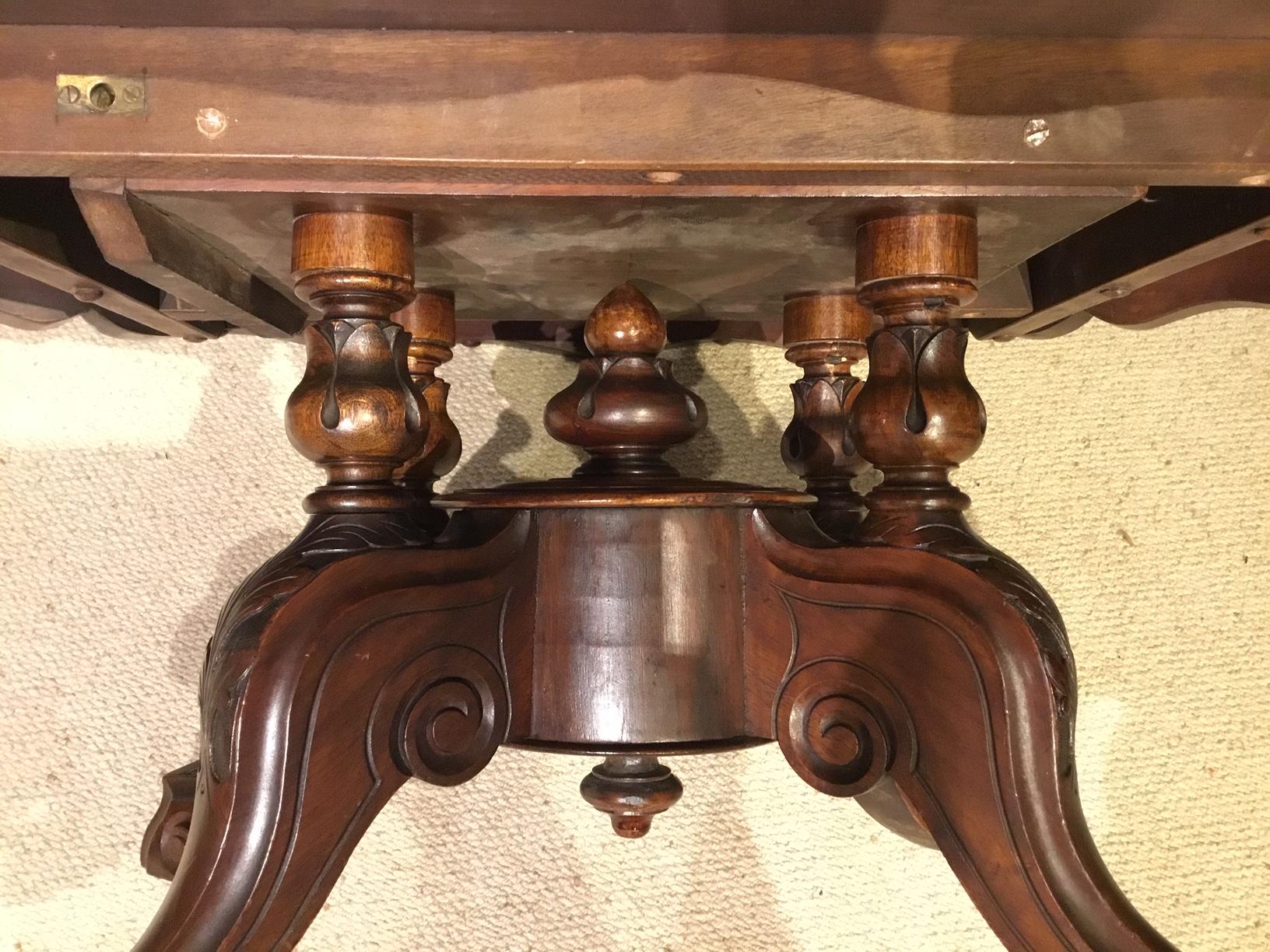 Beautiful Burr Walnut Victorian Period Shaped Coffee Table 3