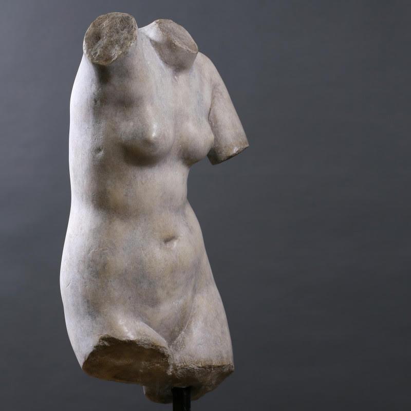 French Beautiful Bust of Venus, the Goddess of Love, 20th Century. For Sale