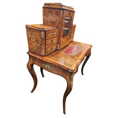 Beautiful C19th inlaid Bonheur de Jour