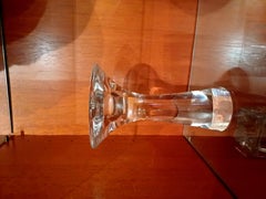 Beautiful candel-holder in glass #3412 by Tapio Wirkkala for Iittala 1957-71