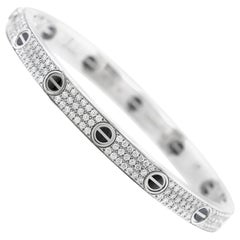 Cartier Diamond Love Bracelet 18k White Gold