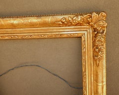 Beautiful Carved Frame by Fine California Frame Maker Richard Tobey
