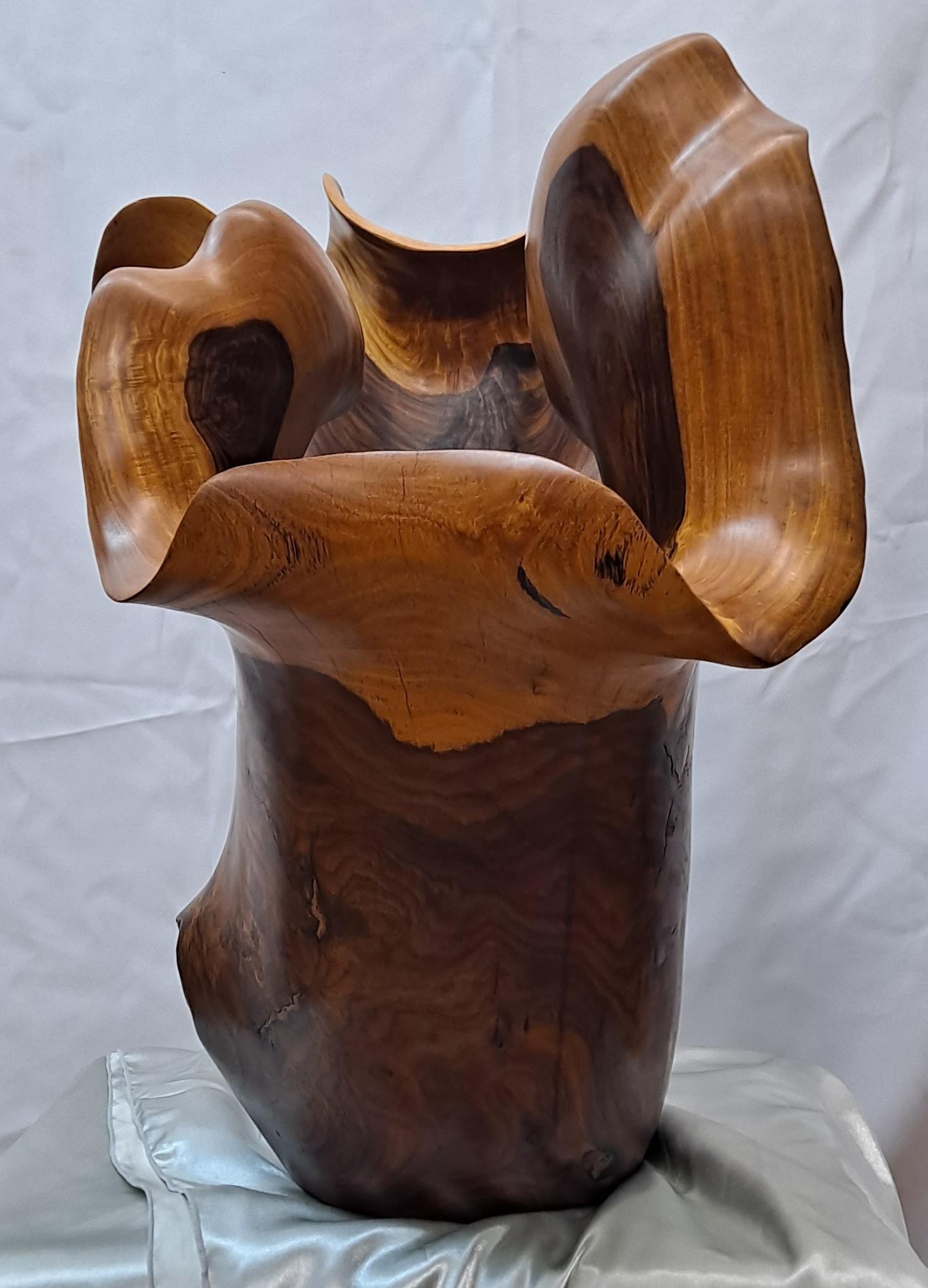Beautiful Carred Rosewood Sculpture Center Piece by Souphom Manikhong

Signed Phom and dated 7/07

26.5 W x 16 D x 18 H
