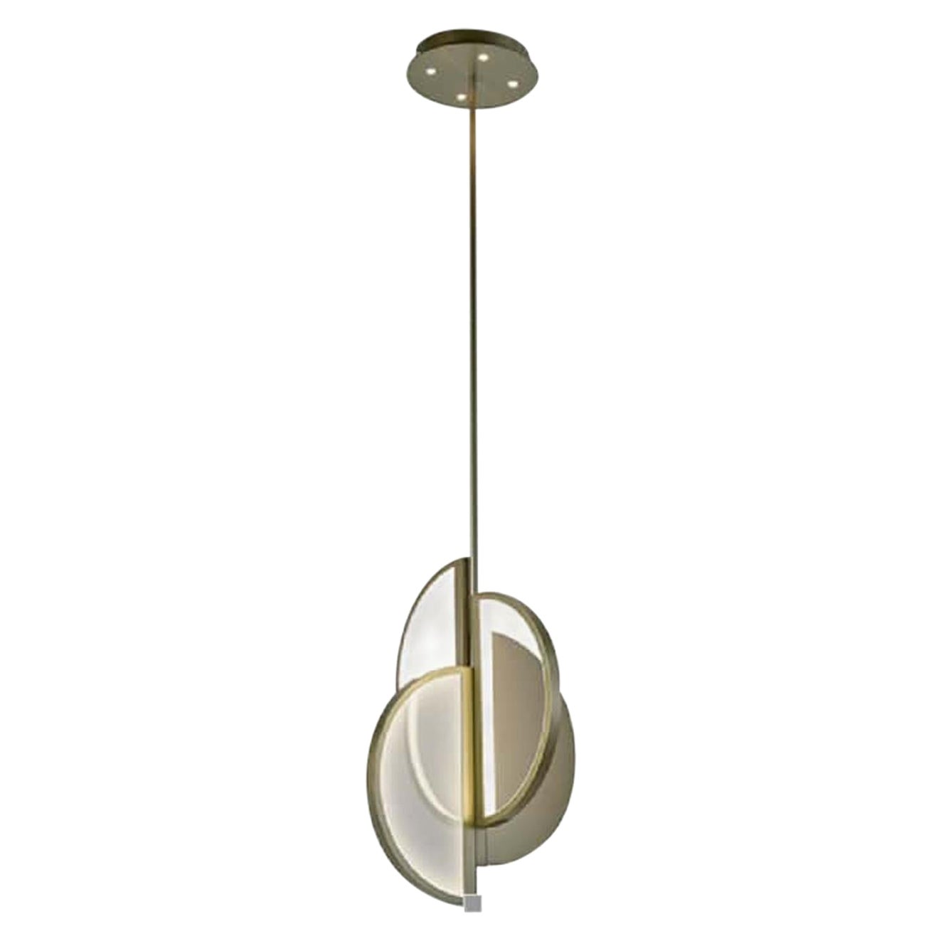 Beautiful Ceiling Lamp Brass Frame Champagne Finish O Brushed Nickel Fin