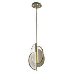 Beautiful Ceiling Lamp Brass Frame Champagne Finish O Brushed Nickel Fin