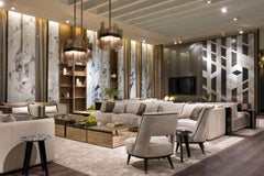 Schöne Celling-Lampe, Messingrahmen, antike Bronze- oder Champagner-Finish