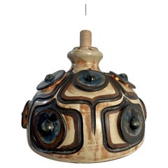 Beautiful Ceramic Pendant Light, Keramik, Denmark, 1970s