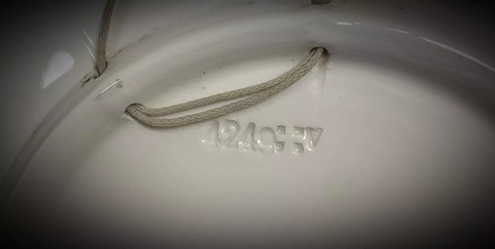 Ceramica Bellissimo piatto in ceramica di Sarreguemines con la testa - 2Y466 in vendita