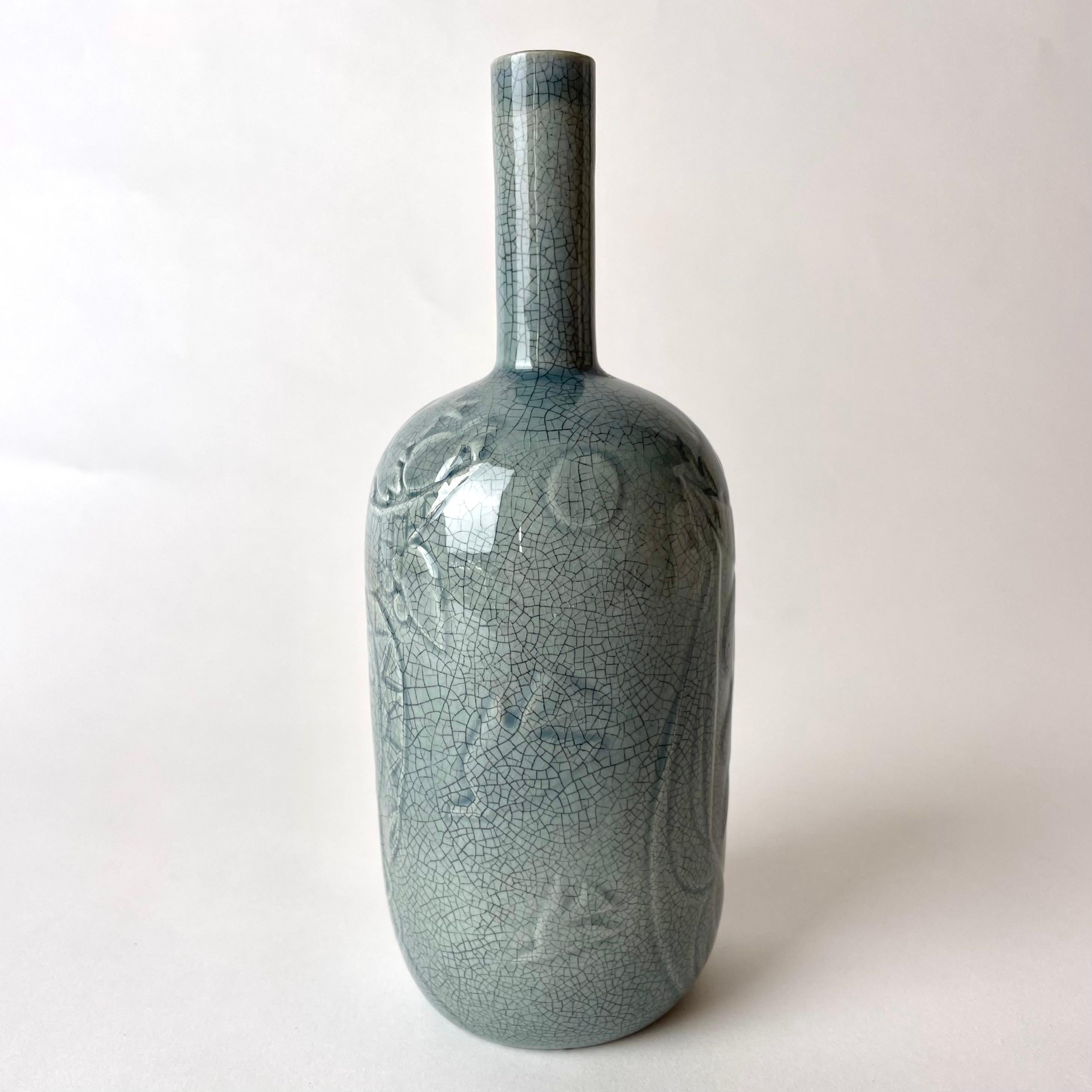 Beautiful ceramic Vase by Carl-Harry Stålhane, Sweden from the Mid-20th Century In Good Condition For Sale In Knivsta, SE