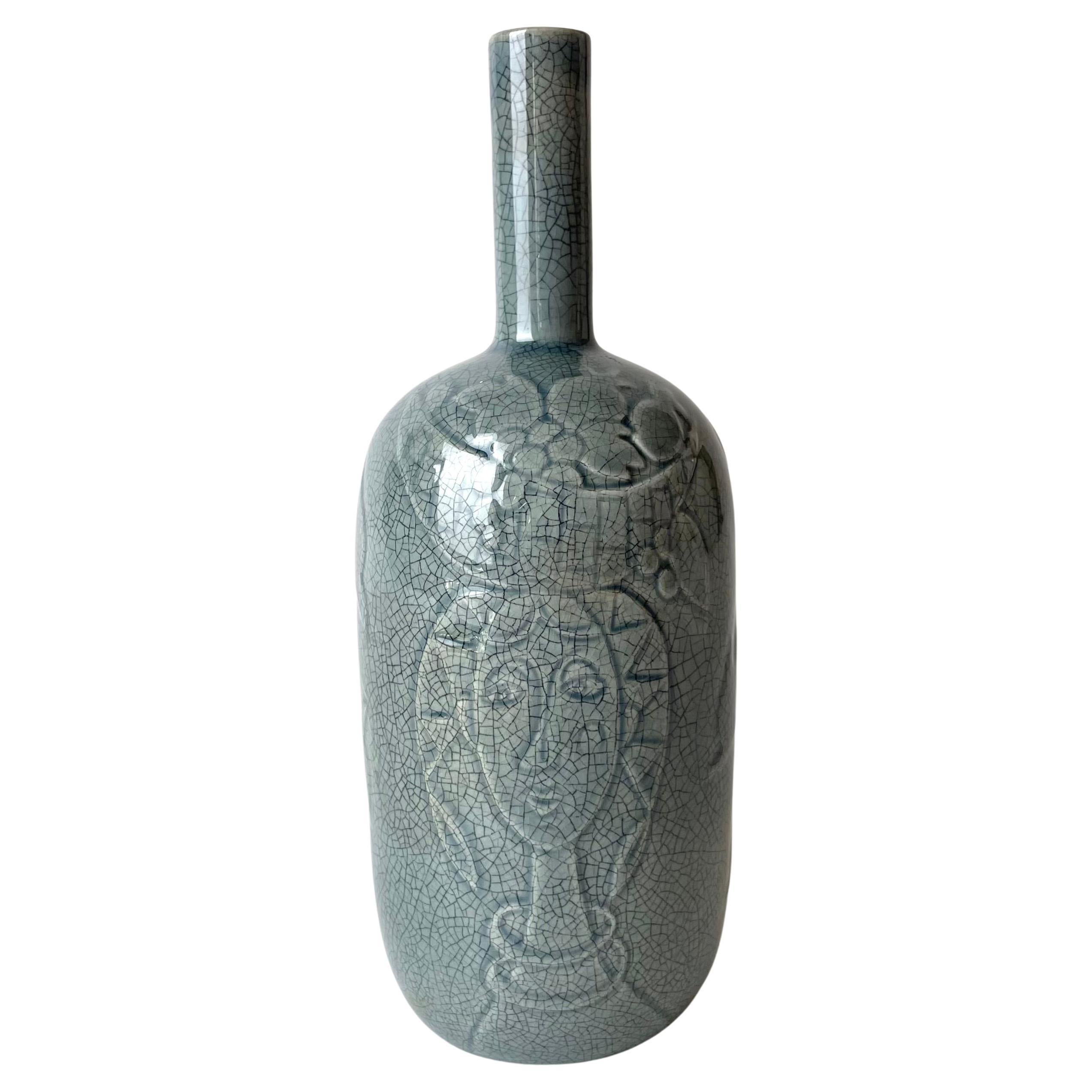 Beautiful ceramic Vase by Carl-Harry Stålhane, Sweden from the Mid-20th Century For Sale