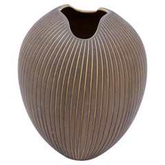 Magnifique vase en céramique Hjrdis Oldfors, Upsala Ekeby, « Cocos », années 1950