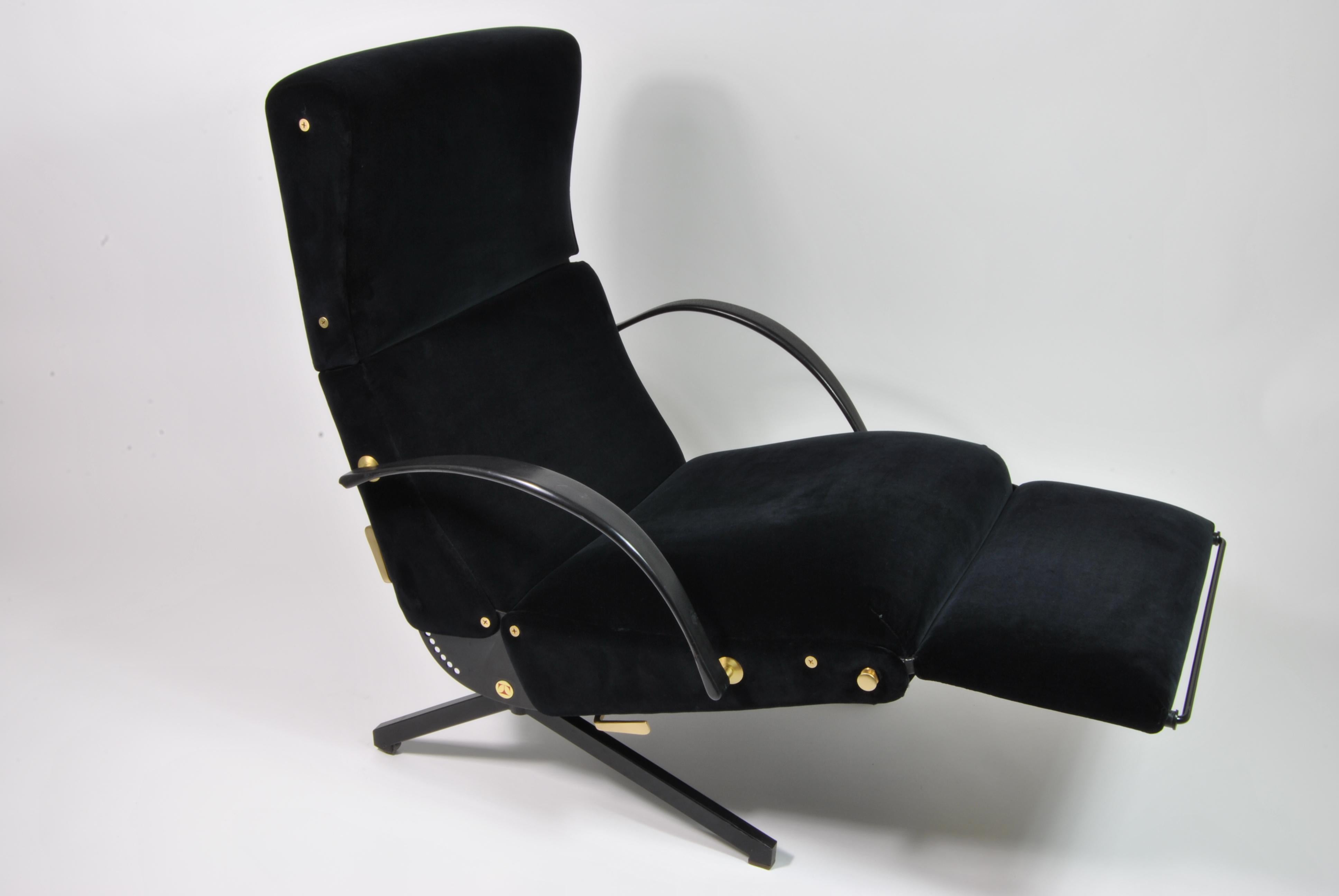 Late 20th Century Beautiful Chaise Longue P40, Design Osvaldo Borsani for Tecno, Italy, 1970 For Sale