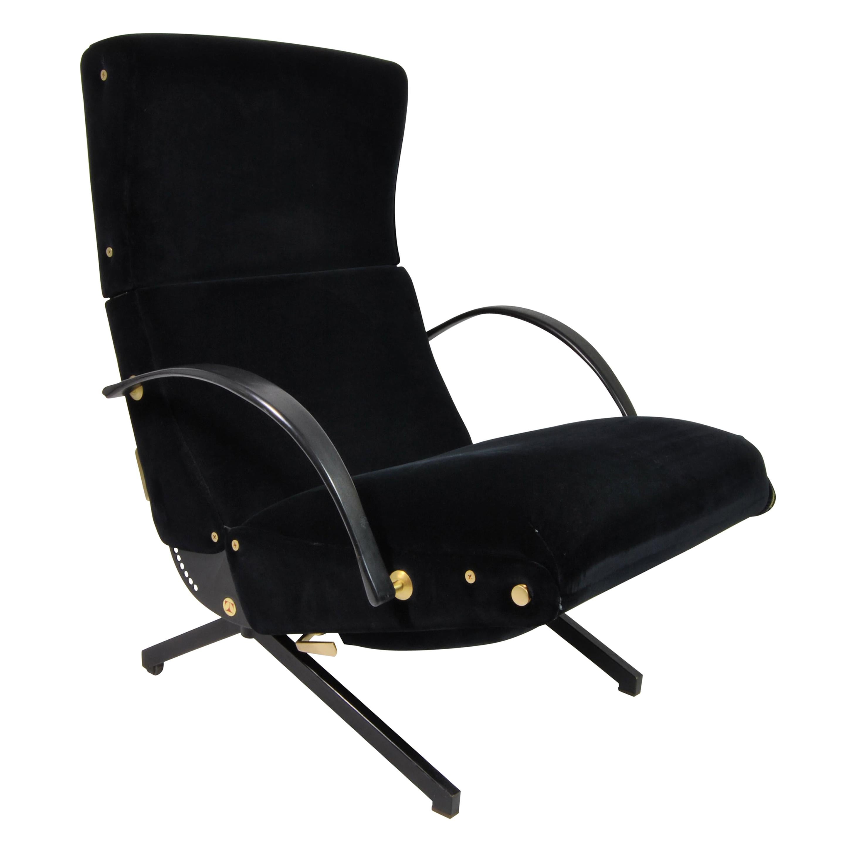 Magnifique chaise longue P40, design Osvaldo Borsani pour Tecno, Italie, 1970
