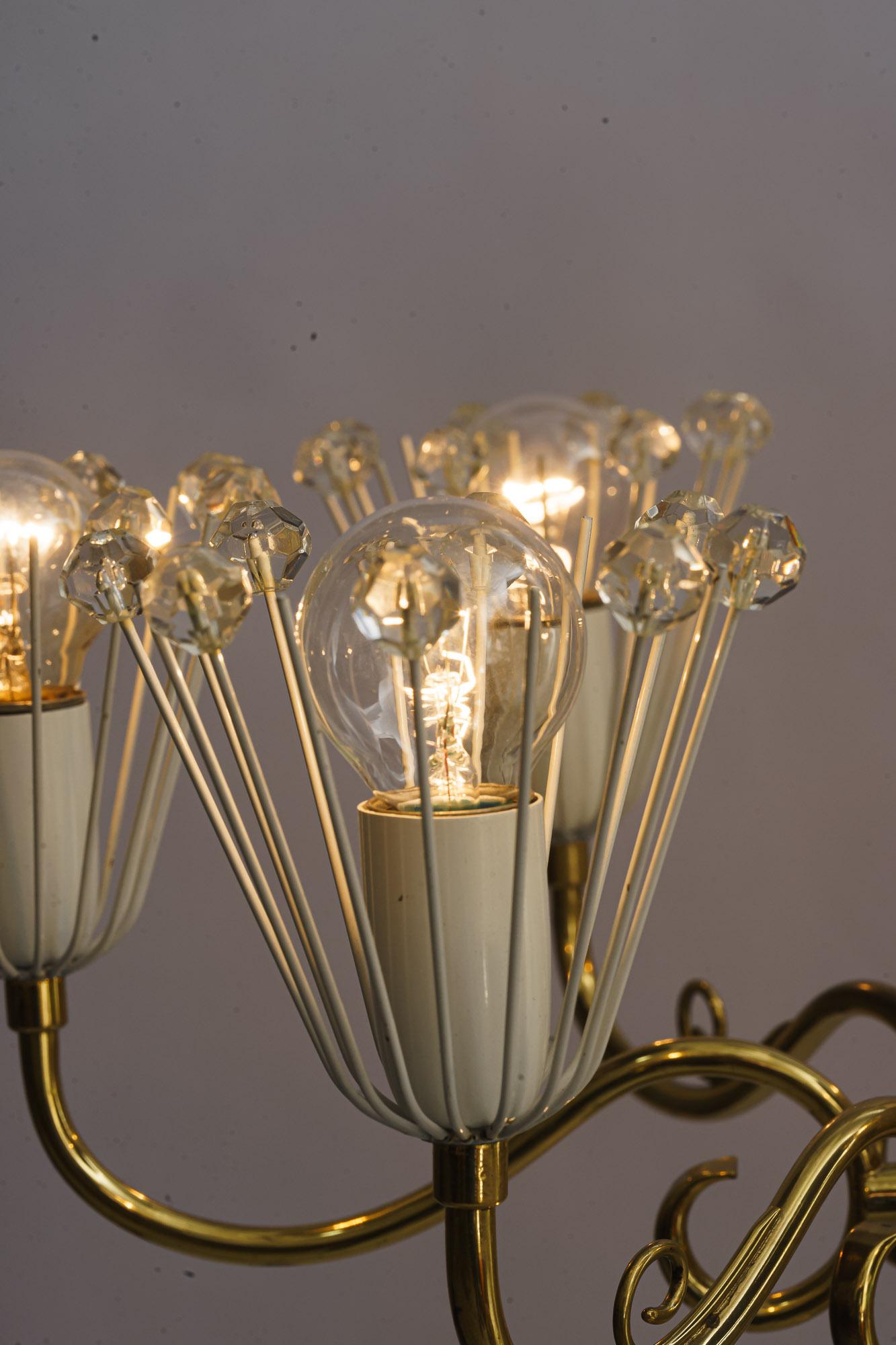  Beautiful Chandelier by Emil Stejnar for Rupert Nikoll around 1960s For Sale 6