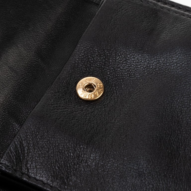 Beautiful Chanel Wallet in black caviar leather in very ...