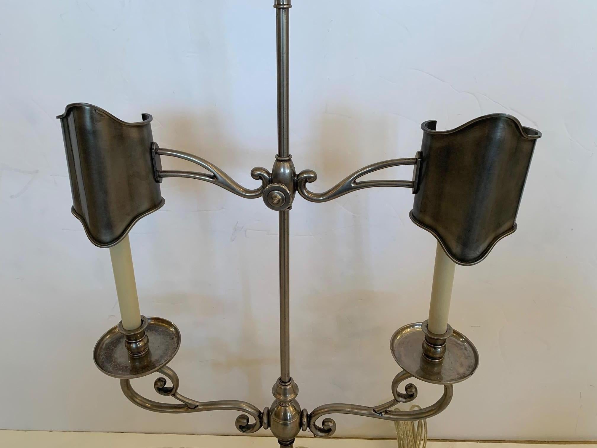 Beautiful Chapman Pewter Table Lamp For Sale 3