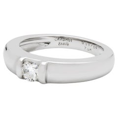 Beautiful Chaumet White Gold and Diamond Ring 0.25 Carat