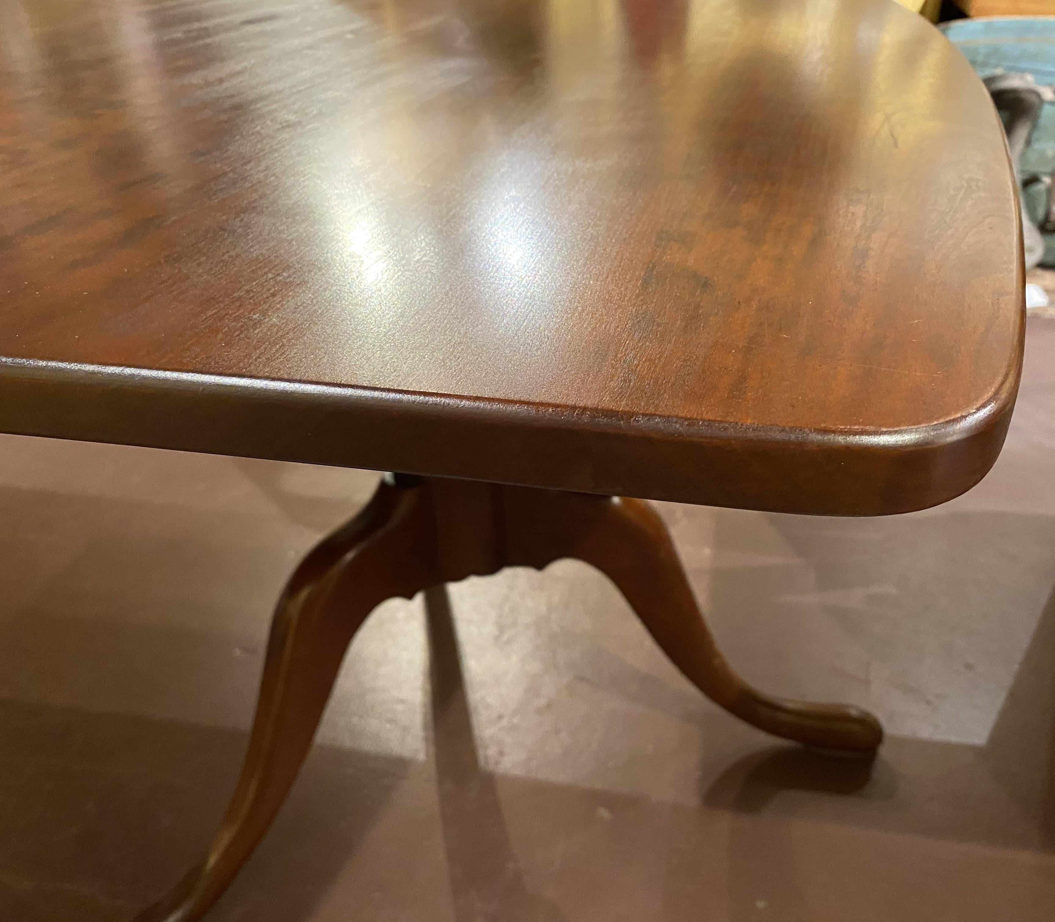 Beautiful Cherrywood Double Pedestal Dining Table with Leaves 3