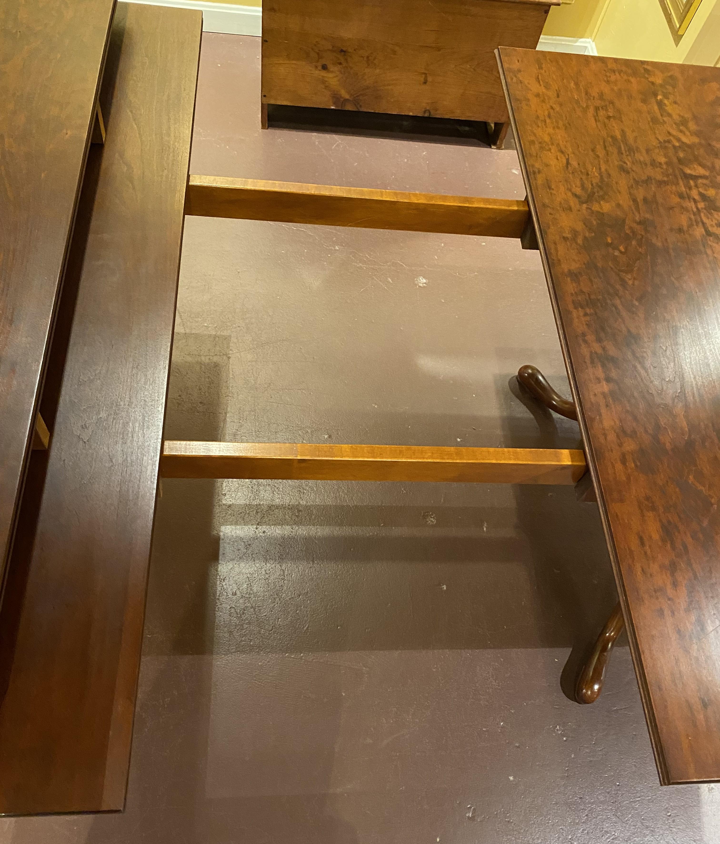 Beautiful Cherrywood Double Pedestal Dining Table with Leaves 1