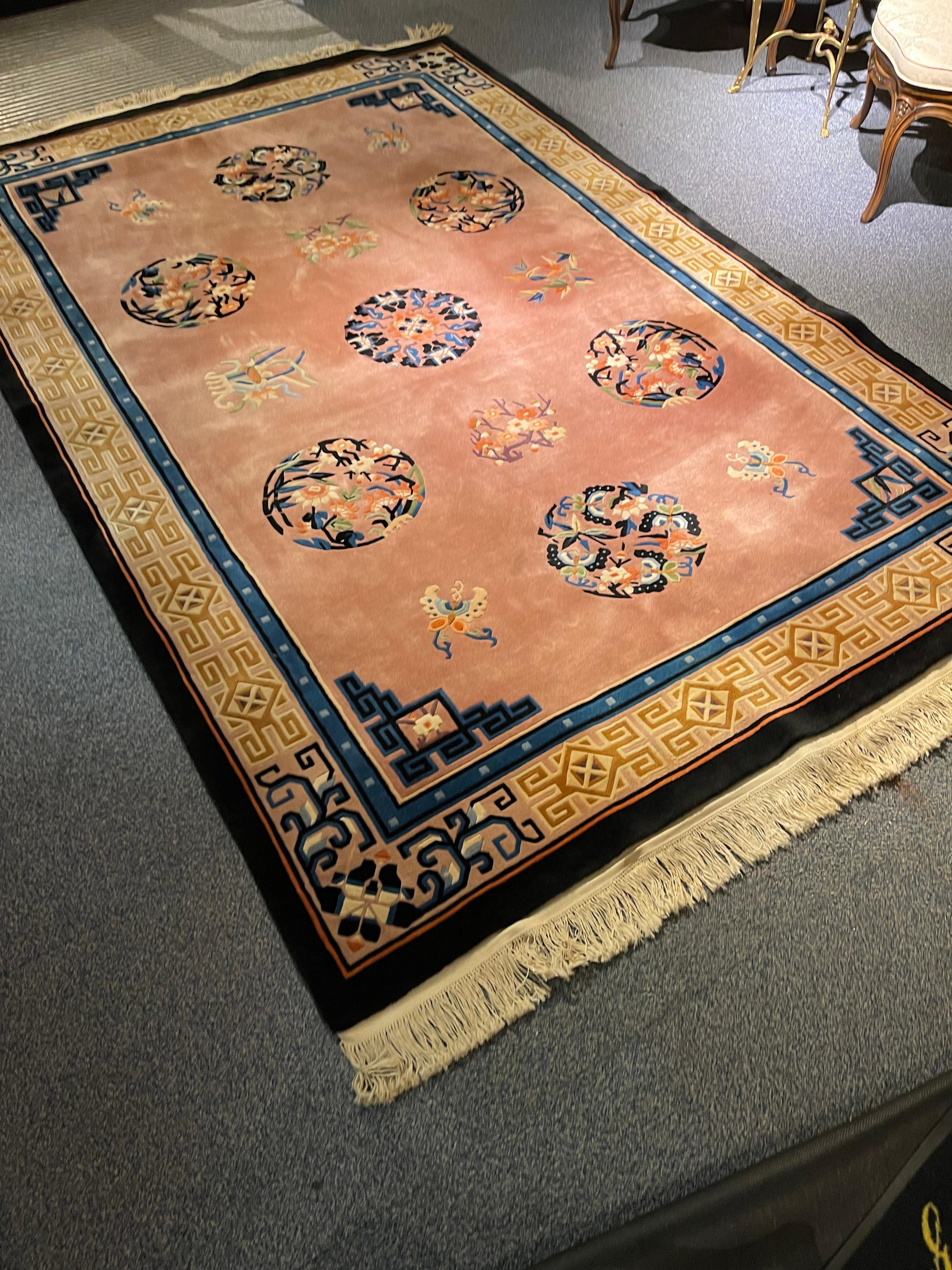 Chinese Beautiful China/Asia Salon Carpet, Late 20th Century For Sale