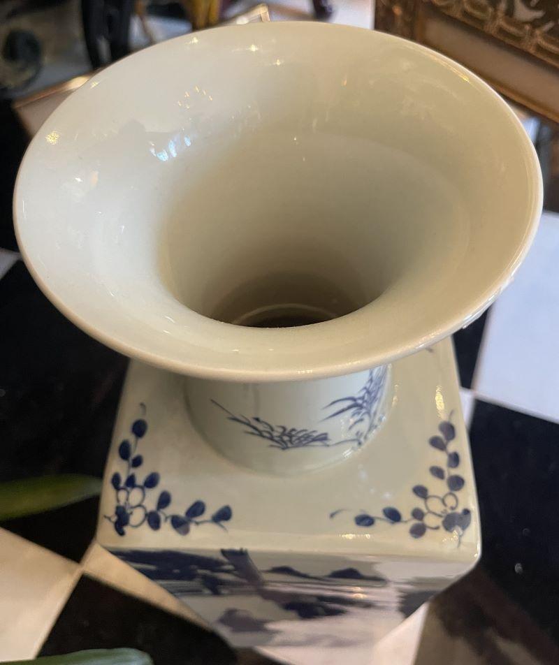 Large Chinese Blue and White Vase
19 1/4