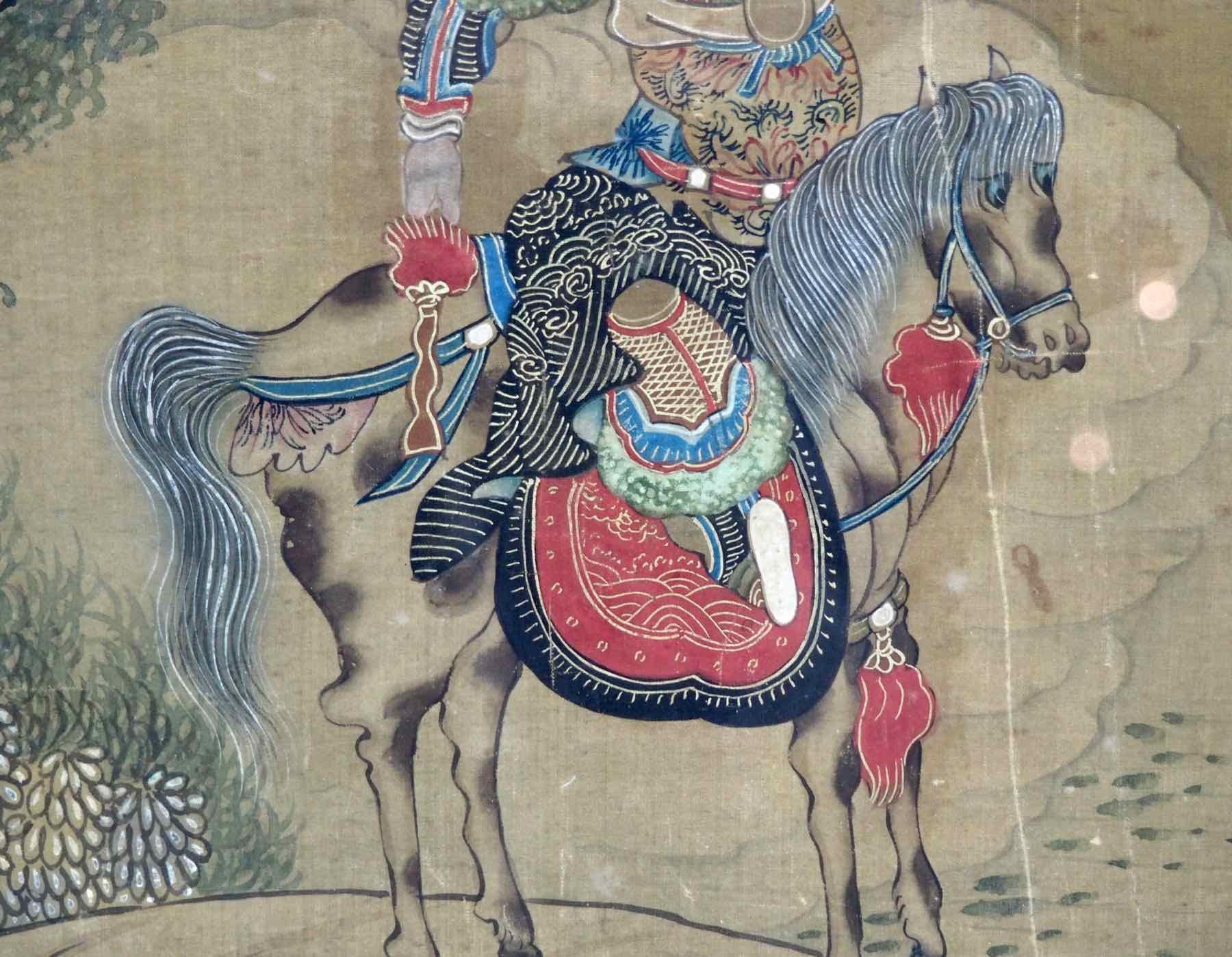 Chinois Magnifique peinture chinoise, 18ème siècle en vente