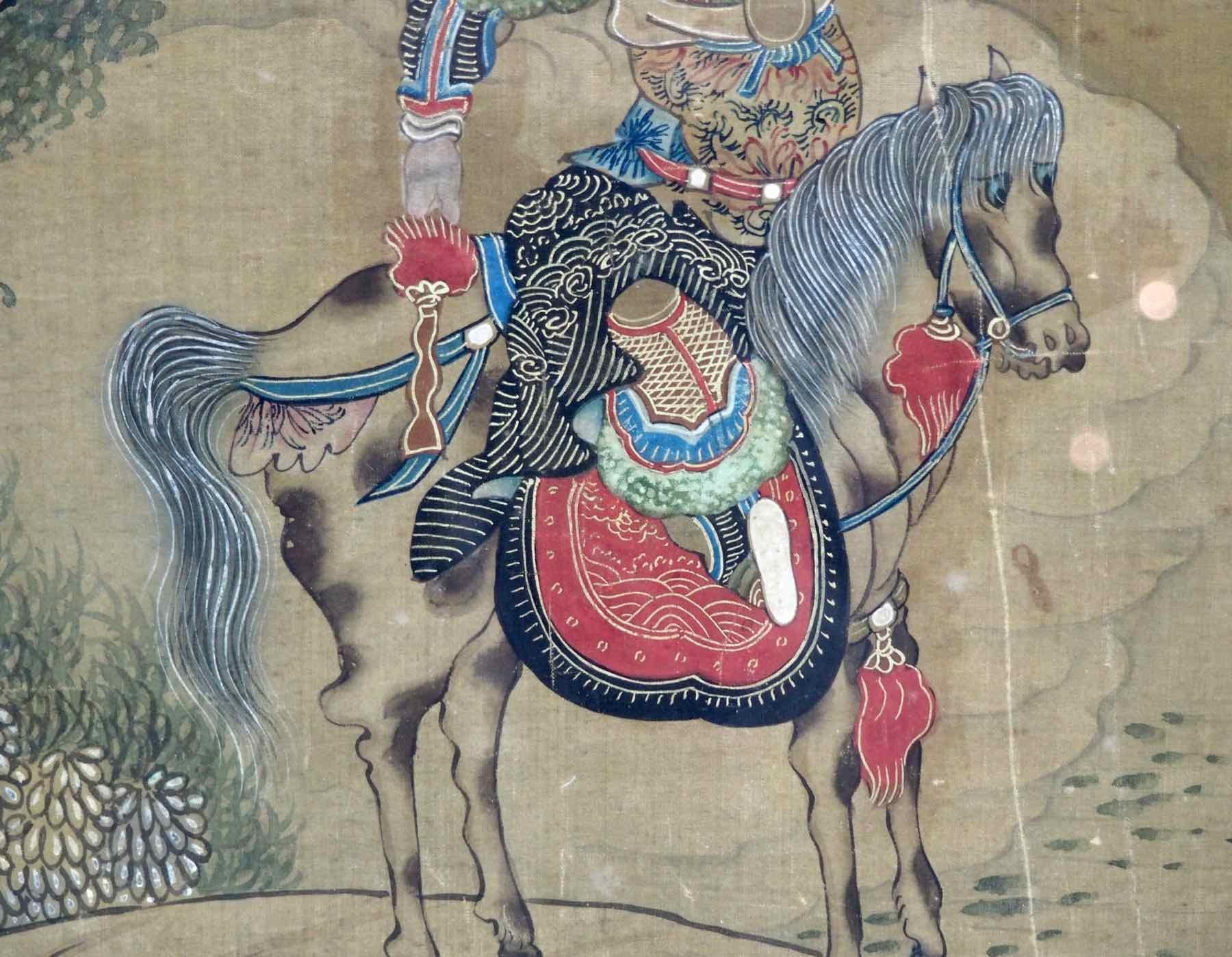 Hermosa Pintura China, Siglo XVIII Chino en venta