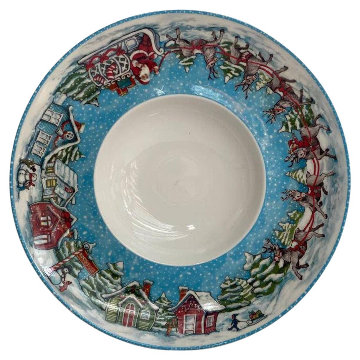 Beautiful Christmas Plate From Villeroy & Boch Porcelail Plate For Sale