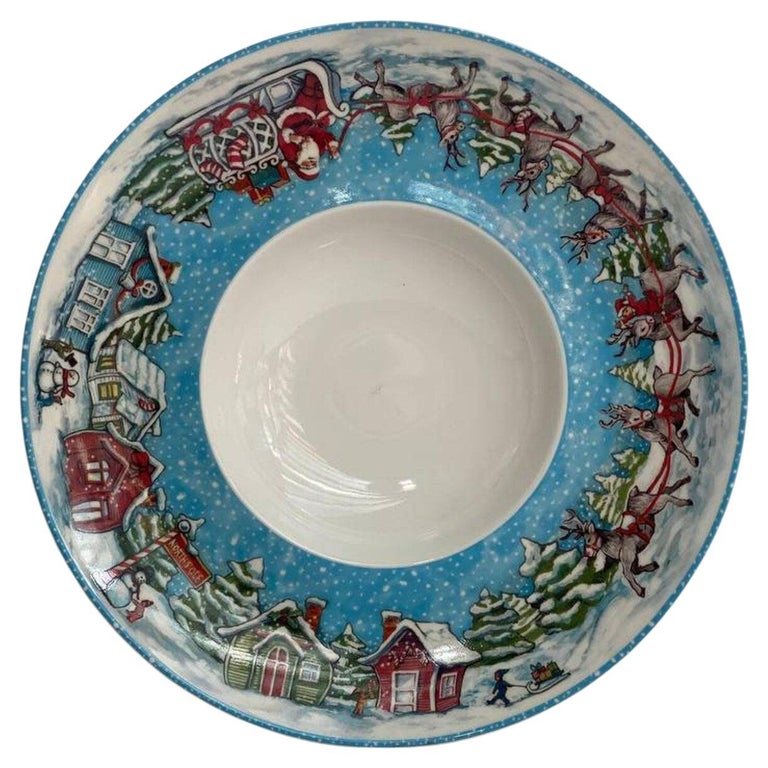 Magnifique assiette de Noël de Villeroy and Boch Plaque de porcelaine En  vente sur 1stDibs