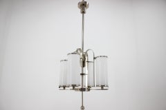 Bellissimo ciondolo Bauhaus cromato, anni '30